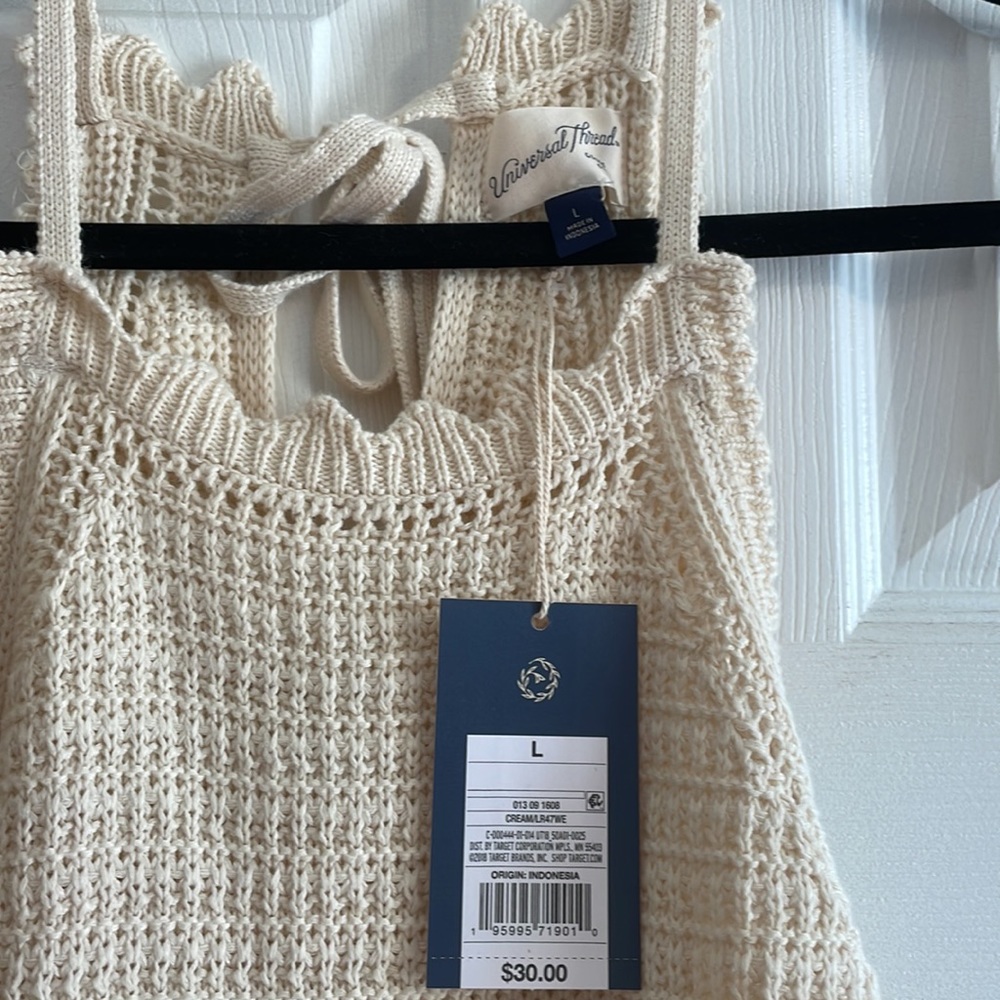 Universal Thread Cream Knit Romper - Picture 5 of 12
